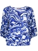 Geisha T-shirt smock jersey AOP