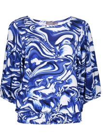 Geisha T-shirt smock jersey AOP