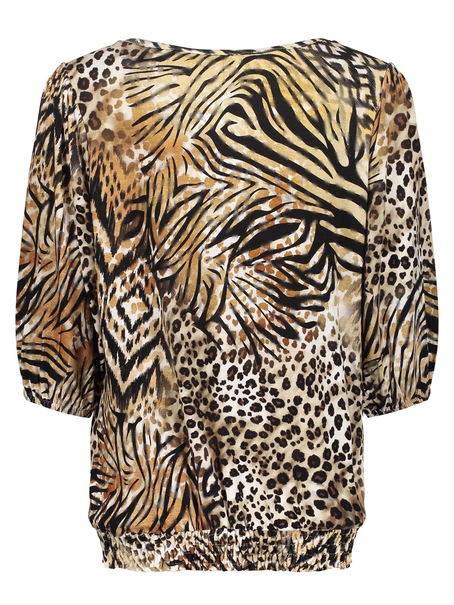 Geisha T-shirt smock jersey AOP
