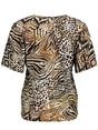 Geisha T-shirt v-neck jersey AOP