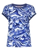 Geisha T-shirt with rib jersey AOP