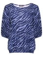 Geisha T-shirt with smock AOP