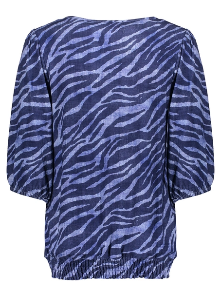 Geisha T-shirt with smock AOP