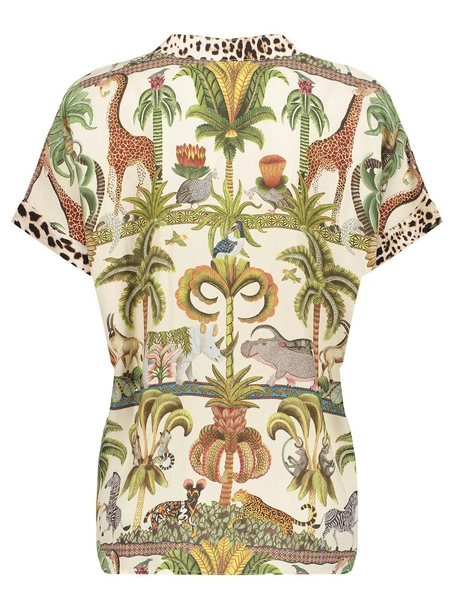 Geisha Top animal jungle