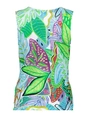 Geisha Top cross over jersey AOP