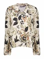 Geisha Top print