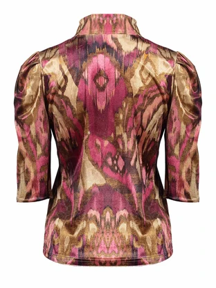 Geisha Top print