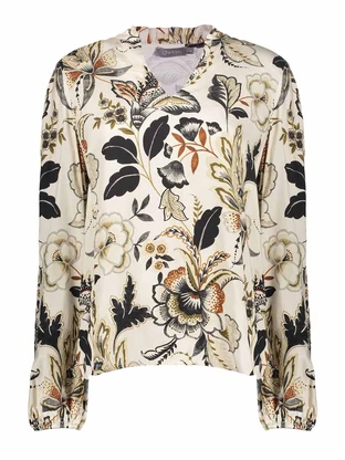Geisha Top print