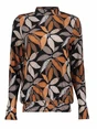 Geisha Top with smock AOP jersey