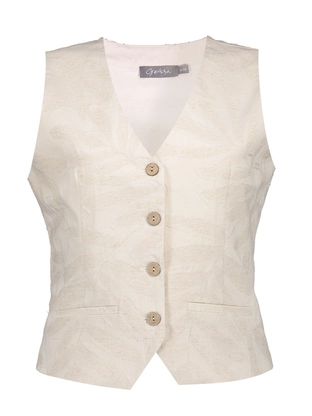 Geisha Vest linnen jacquard