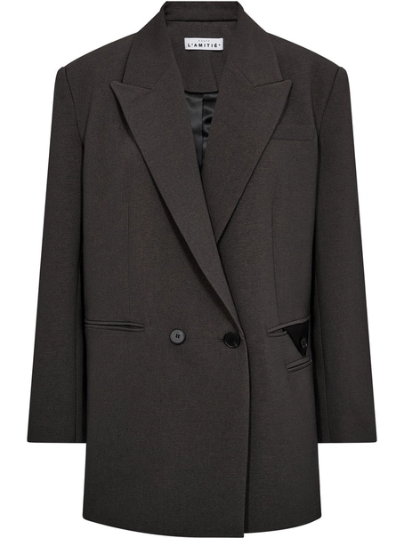 Haute L'amitié Emerald Oversize Triangle Blazer