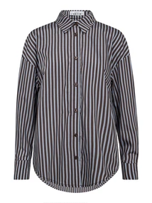Haute L'amitié Melvin Stripe Twist Bow Shirt