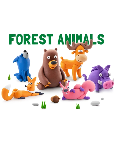 HeyClay Forest animals