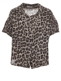 In Shape Blouse Feline Leopard