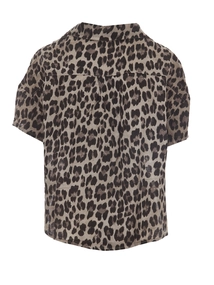 In Shape Blouse Feline Leopard
