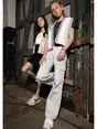 Indian Blue Jeans Cargo Pants Denim Wide Fit