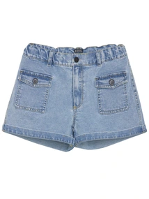 Indian Blue Jeans Denim Cargo Shorts Blue