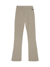 Indian Blue Jeans Flared Pants Fancy Check
