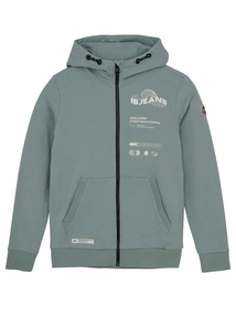 Indian Blue Jeans Hooded Zipper Sweater
