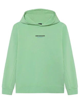 Indian Blue Jeans Hoodie Backprint Washed