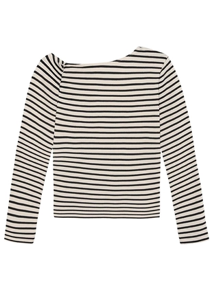 Indian Blue Jeans Longsleeve Offshoulder Stripe