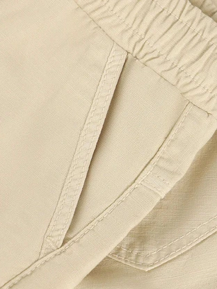 Indian Blue Jeans Loose Cotton Linen Short