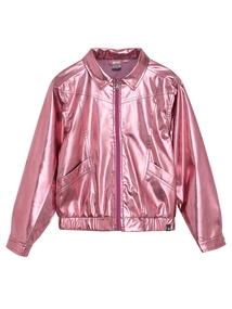 Indian Blue Jeans Metallic Biker Jacket