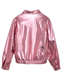 Indian Blue Jeans Metallic Biker Jacket