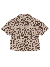 Indian Blue Jeans Parachute Animal Shirt