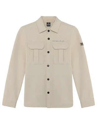 Indian Blue Jeans Shirt Jacket Twill Stretch