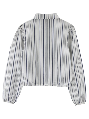 Indian Blue Jeans Shirt Longsleeve Stripe