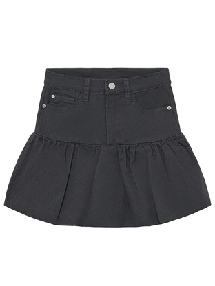 Indian Blue Jeans Skirt Balloon Twill