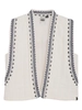 Indian Blue Jeans Sleeveless Embroidery Vest