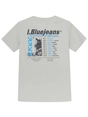 Indian Blue Jeans T-shirt Badge and Backprint