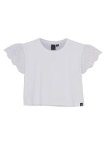 Indian Blue Jeans T-shirt Broderie Sleeve