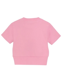 Indian Blue Jeans T-shirt Cropped Rib