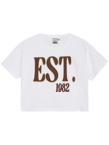 Indian Blue Jeans T-shirt Wide Cropped