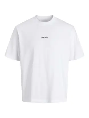 Jack & Jones Junior JCOCOVER SCRIPT BACK TEE SS CREW N