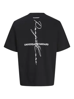 Jack & Jones Junior JCOCOVER SCRIPT BACK TEE SS CREW N