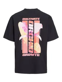 Jack & Jones Junior JCOINTERLUDE FLORAL BACK TEE SS CRE