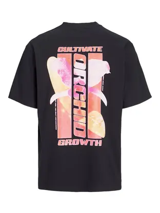 Jack & Jones Junior JCOINTERLUDE FLORAL BACK TEE SS CRE