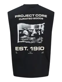Jack & Jones Junior JCOSAGO GRAPHIC BACK SLEEVELESS TE