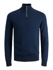 Jack & Jones Junior JJEEMIL KNIT HALF ZIP NOOS JNR