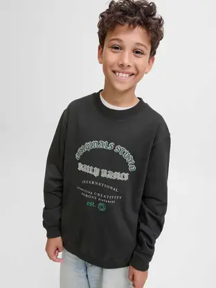Jack & Jones Junior JORMEADOWS FRONT SWEAT CREW NECK JN
