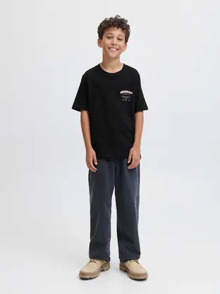 Jack & Jones Junior JORMEADOWS TYPO TEE SS CREW NECK JN