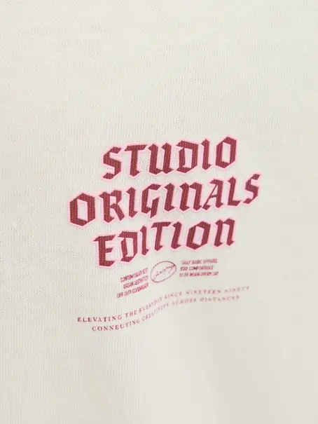 Jack & Jones Junior JORMEADOWS TYPO TEE SS CREW NECK JN