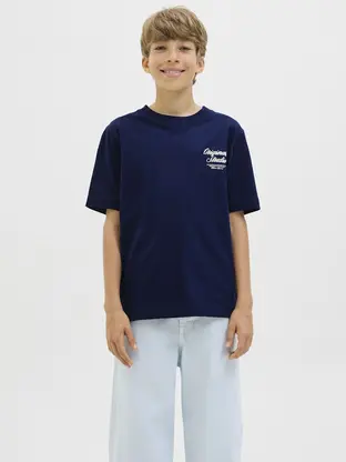 Jack & Jones Junior JORNORREBRO TYPO TEE SS CREW NECK S