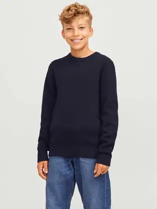 Jack & Jones Junior JPRBLAMILANO STITCH KNIT CREW NECK