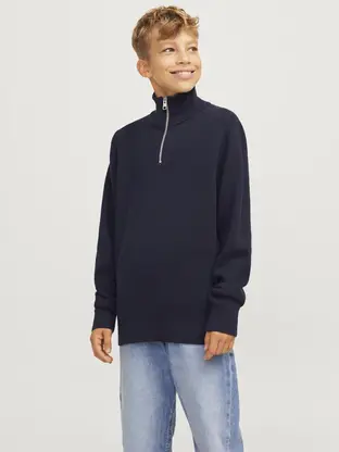 Jack & Jones Junior JPRBLAMILANO STITCH KNIT HALF ZIP