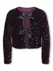 Kids ONLY KOGANIKA SEQUINS LS BOW TOP CS WVN